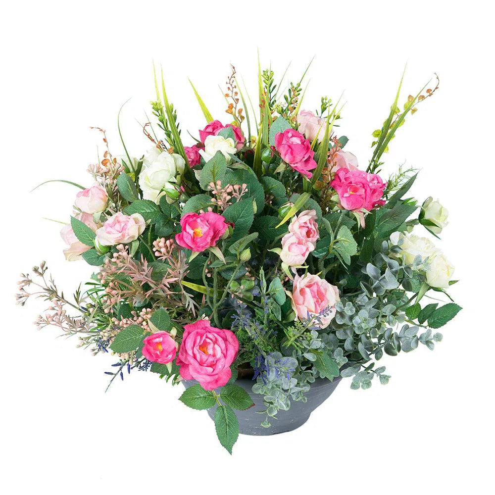 Kunstpflanzen | Künstliche Blumenschale - Florentine, 45 cm