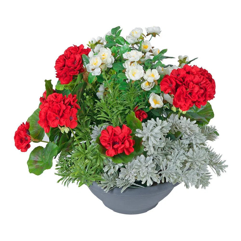 Künstliche Blumenschale - Julia