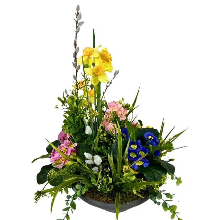 Künstliche Blumenschale - Zoe, 50 cm
