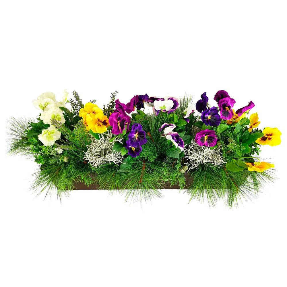 Künstlicher Blumenkasten - Martina