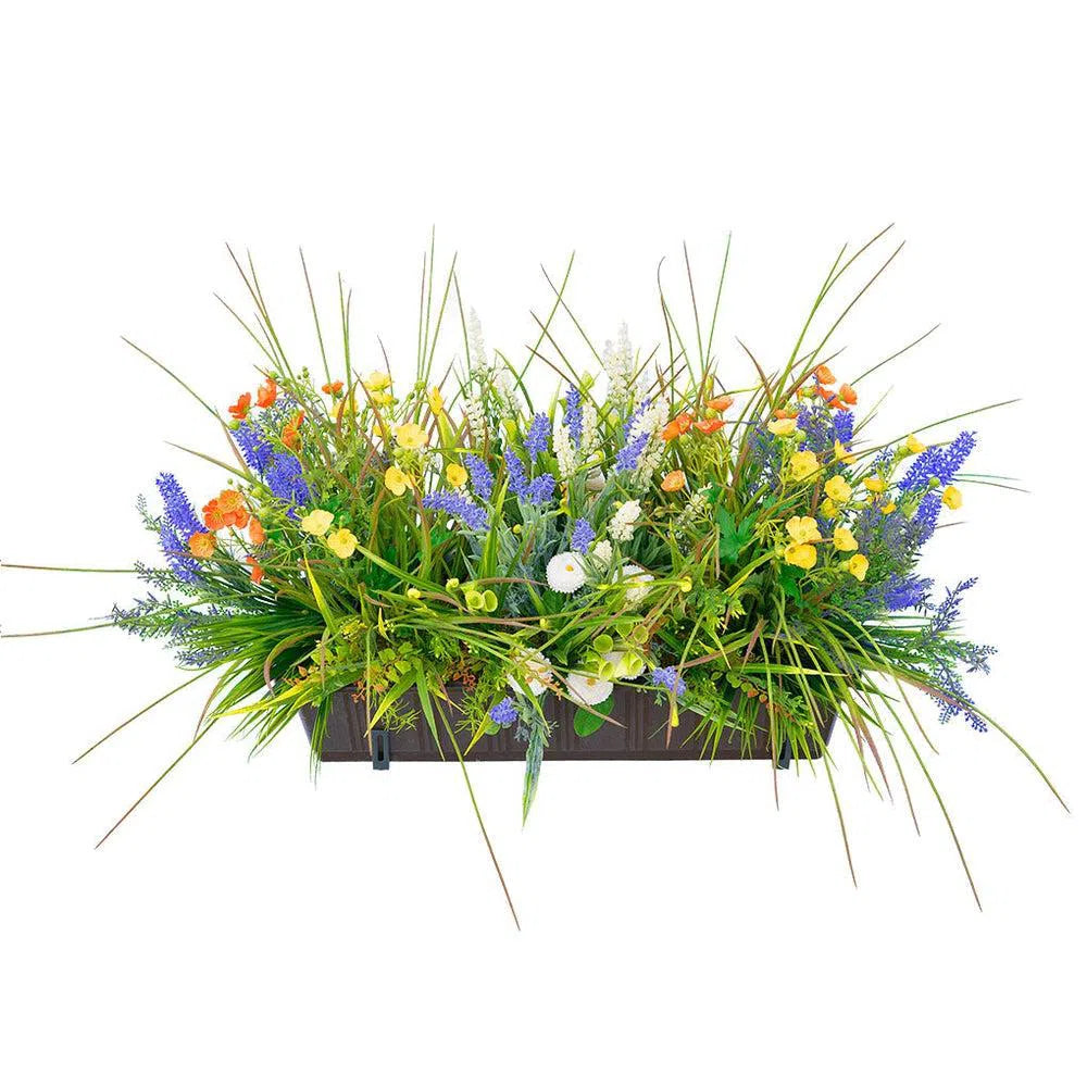 Kunstpflanzen | Künstlicher Blumenkasten - Toskana | Wie echt