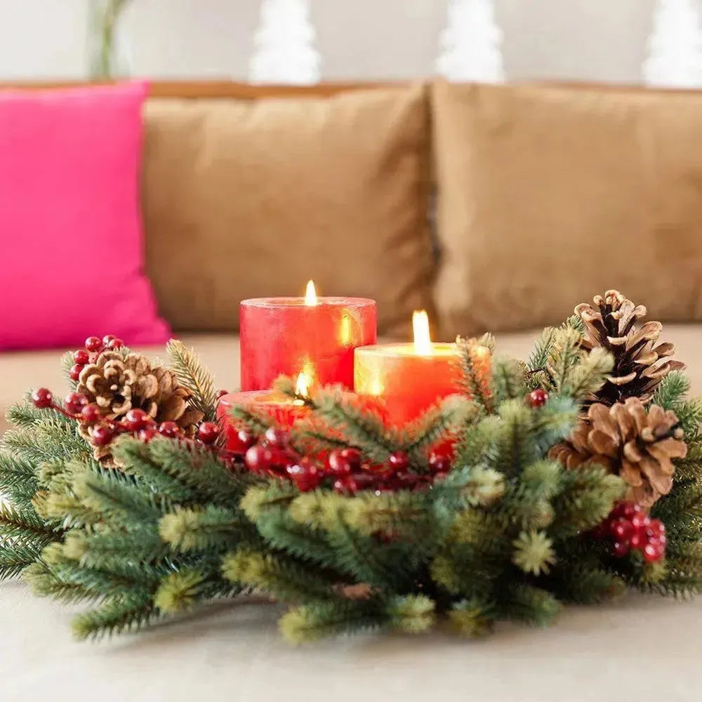 Künstliche Weihnachtsdekoration als Alternative zur echten Tanne
