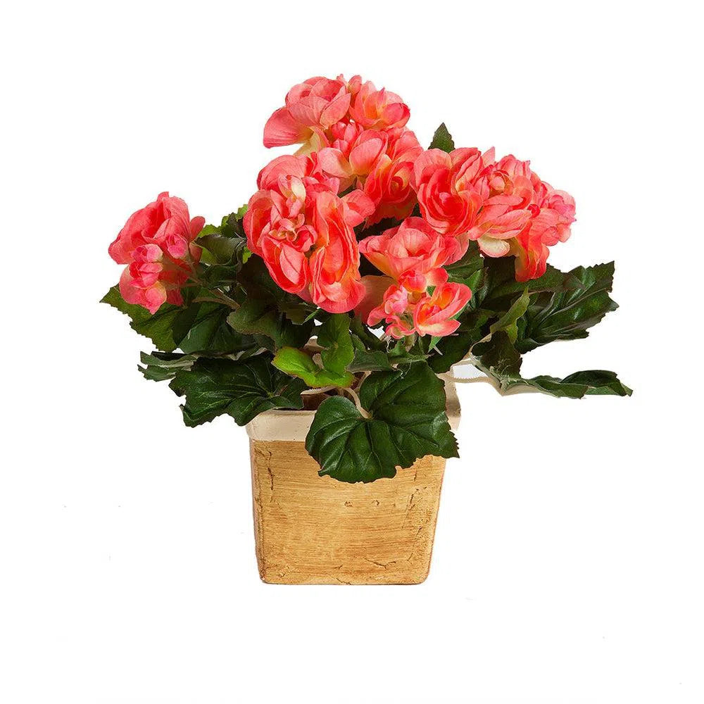 Künstliche Begonie, 20 cm - ohne Topf
