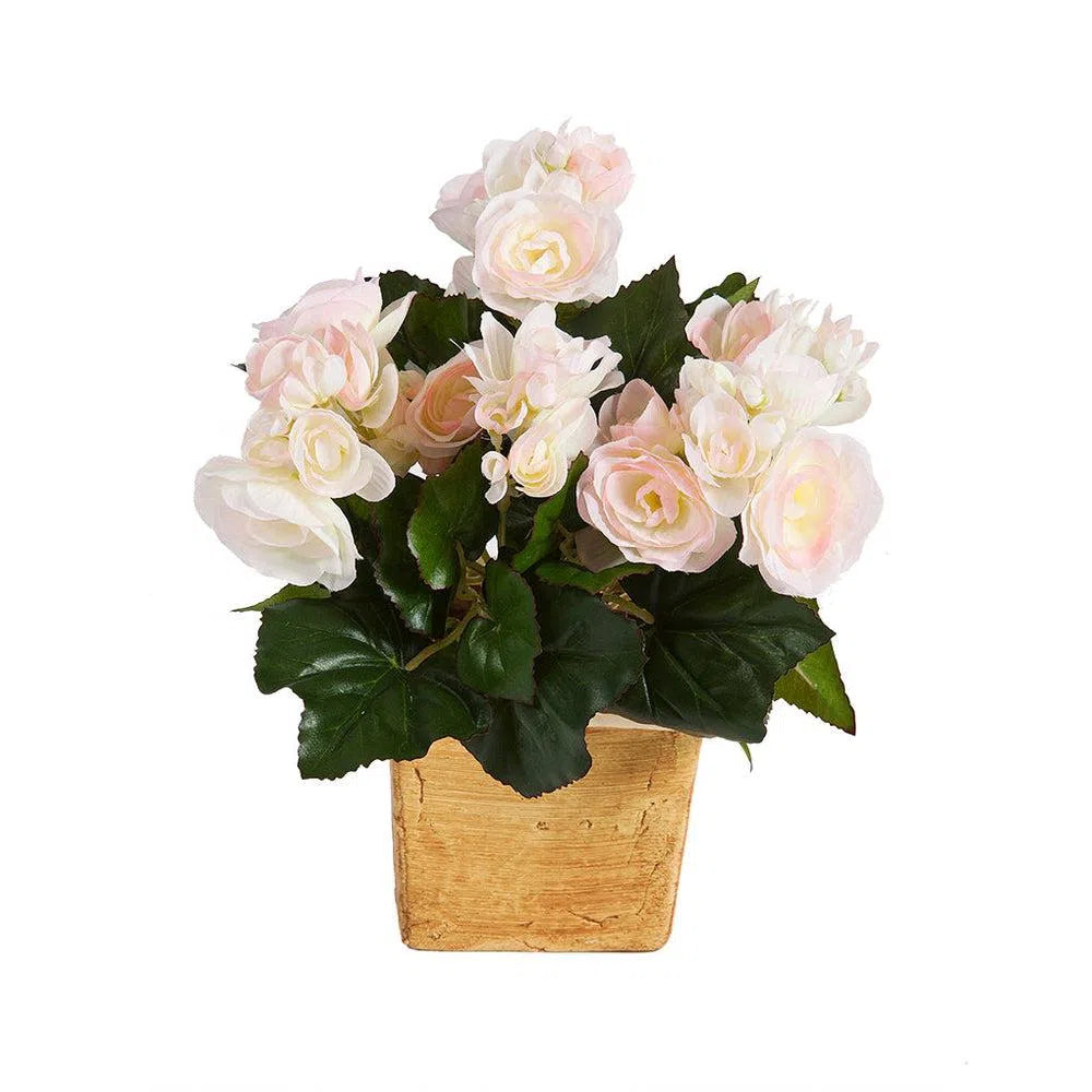 Künstliche Begonie, 20 cm - ohne Topf