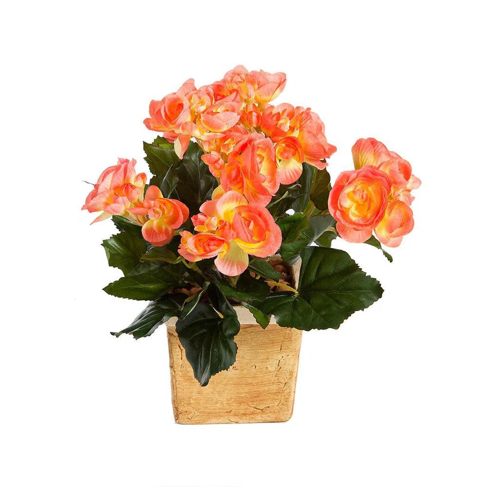 Künstliche Begonie, 20 cm - ohne Topf