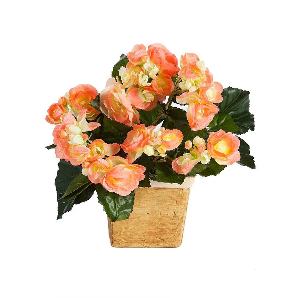 Künstliche Begonie, 20 cm - ohne Topf