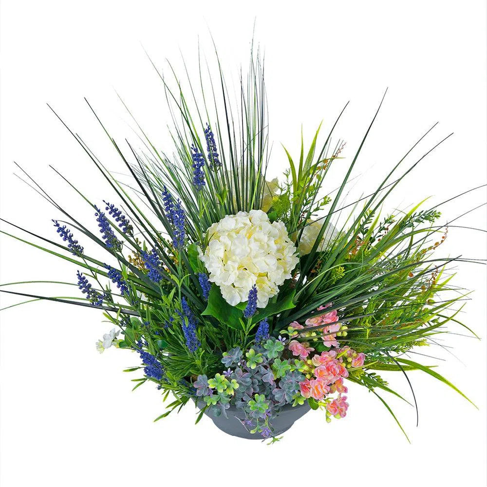 Künstliche Blumenschale - Linda, 60 cm