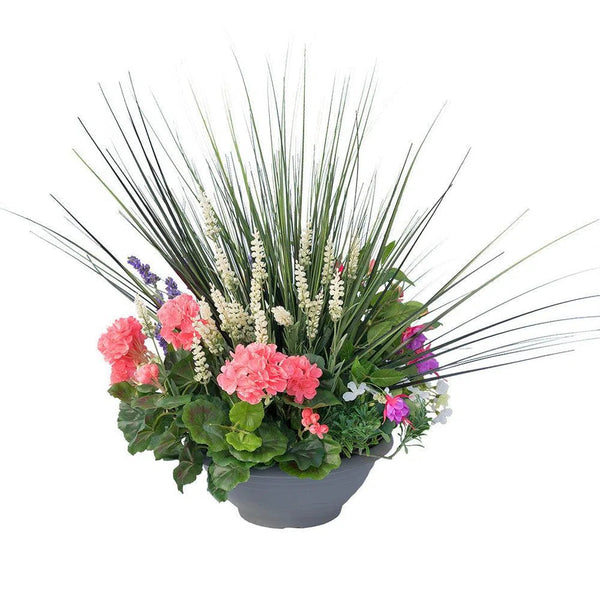 künstliche blumenschale Kunstpflanzen | Künstliche Blumenschale - Lisa, 60 cm | Wie echt