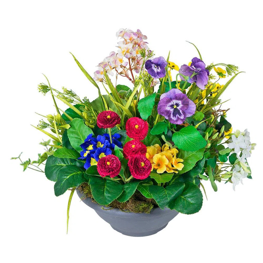 Künstliche Blumenschale - Lotta, 40 cm