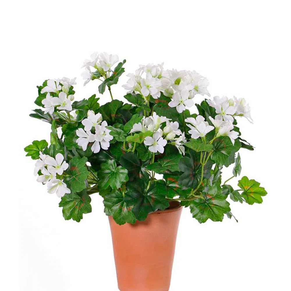 Künstliche Geranie mit UV-Schutz - Gloria, 40 cm - ohne Topf
