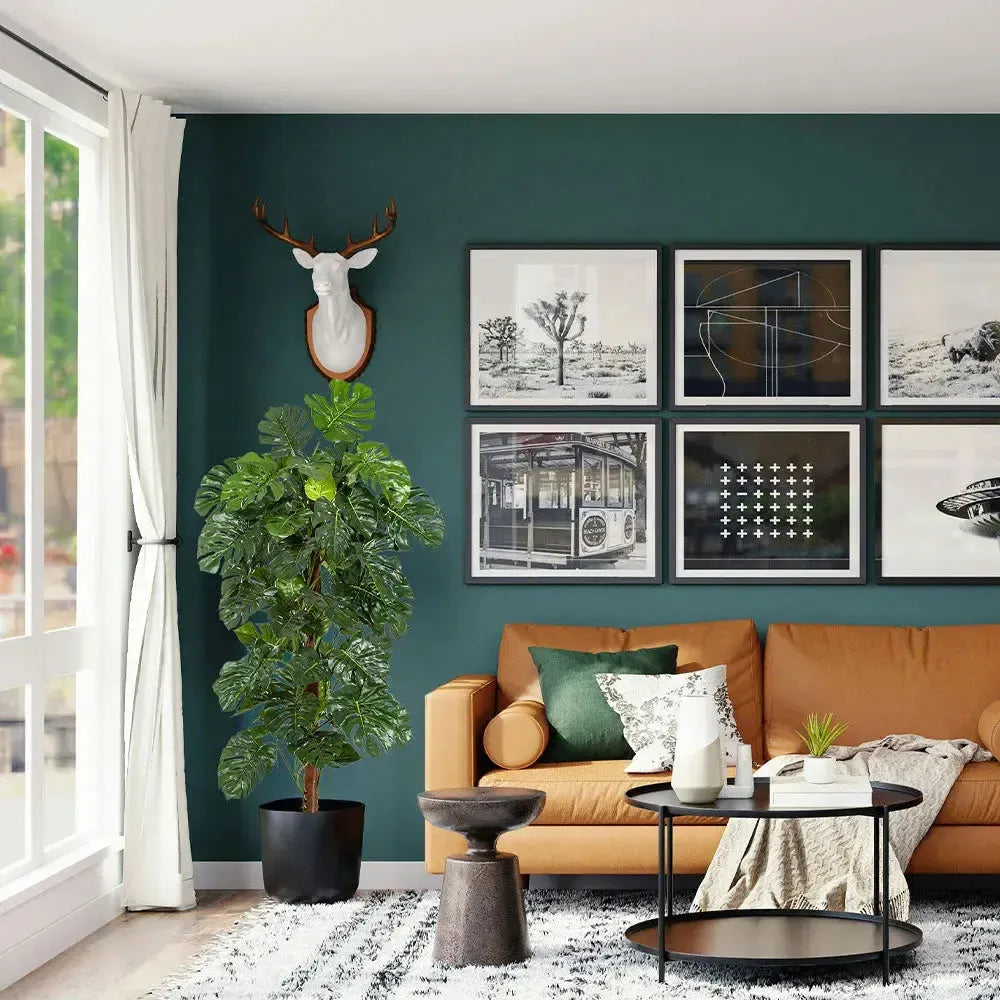 Künstliche Monstera mit Echtholzstamm - Luna, 160 - 190 cm