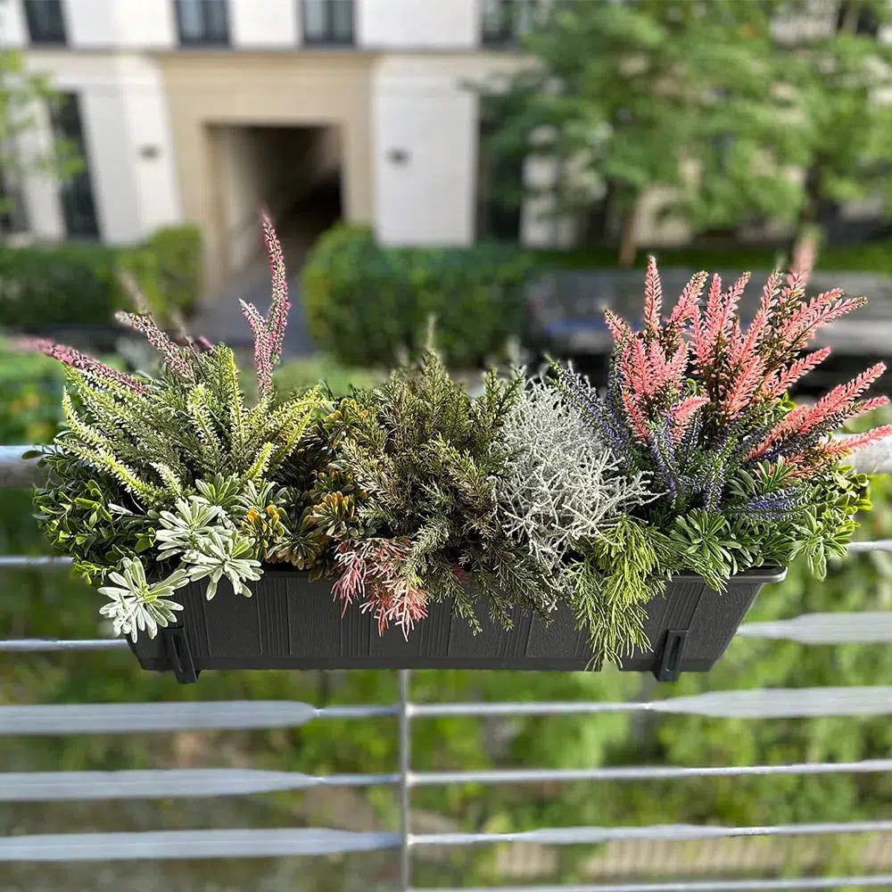 Kunstpflanzen | Künstlicher Blumenkasten Herbst/Winter - Mats