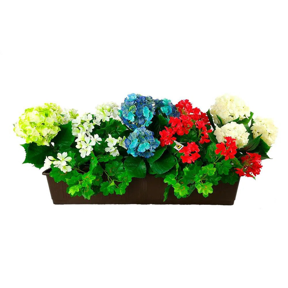 Künstlicher Blumenkasten mit UV-Schutz - Sunny