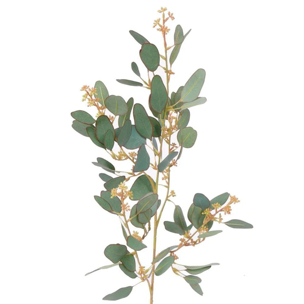 Künstlicher Eukalyptuszweig mit UV-Schutz - Enno, 65 cm