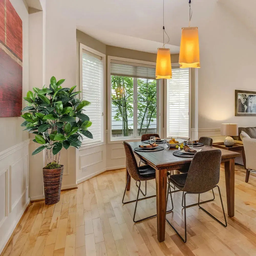 Künstlicher Gummibaum mit Echtholzstamm - Grisu, 90 - 120 cm