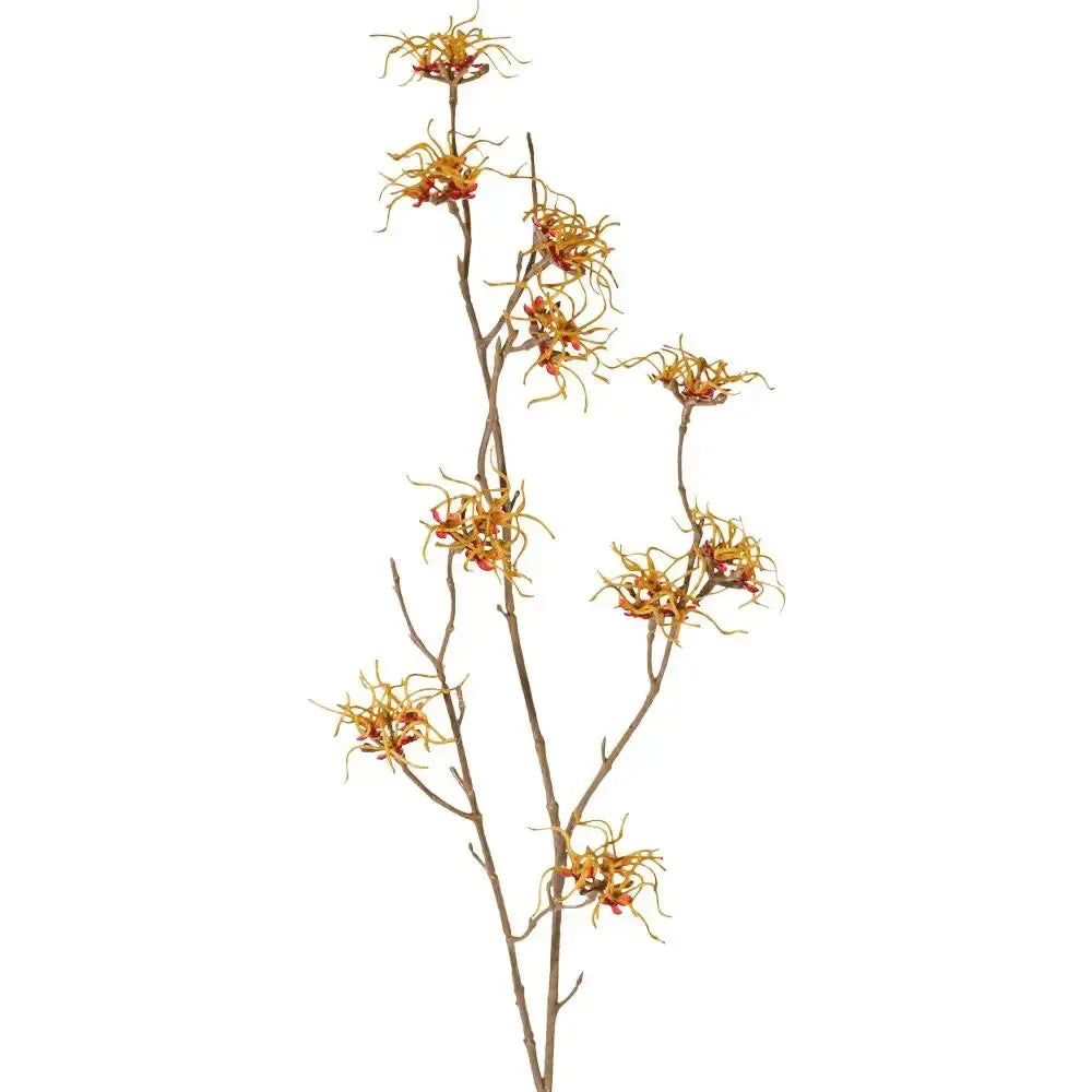 Künstlicher Hamamelis Zweig (Zaubernuss) - Hermine, 68 cm