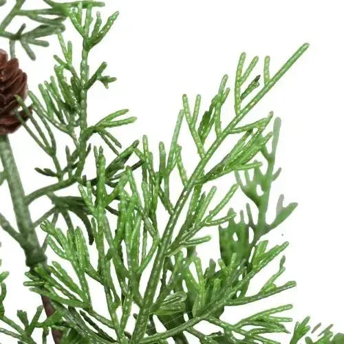 Künstlicher Koniferen-Pick mit Zapfen - Zeno, 35 cm