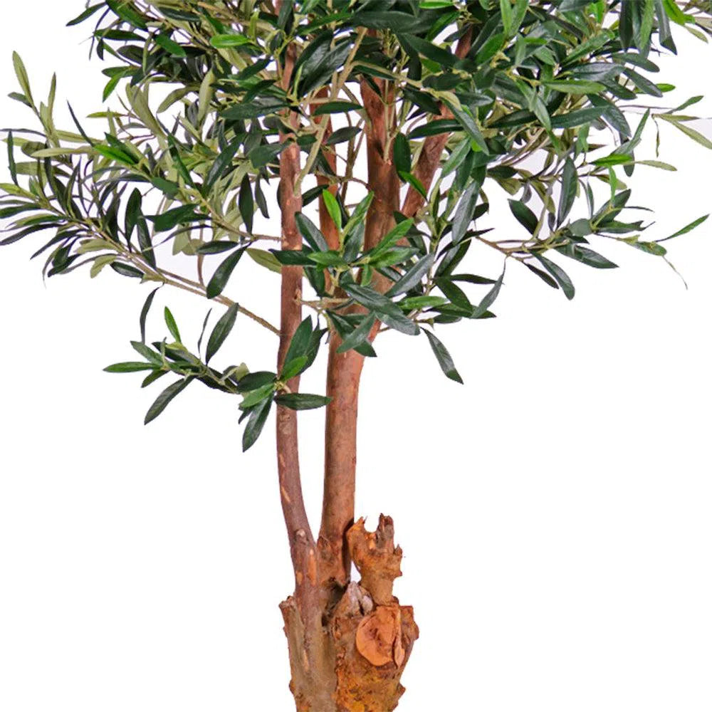 Künstlicher Olivenbaum mit UV-Schutz und Echtholzstamm - Ajax, 170 cm