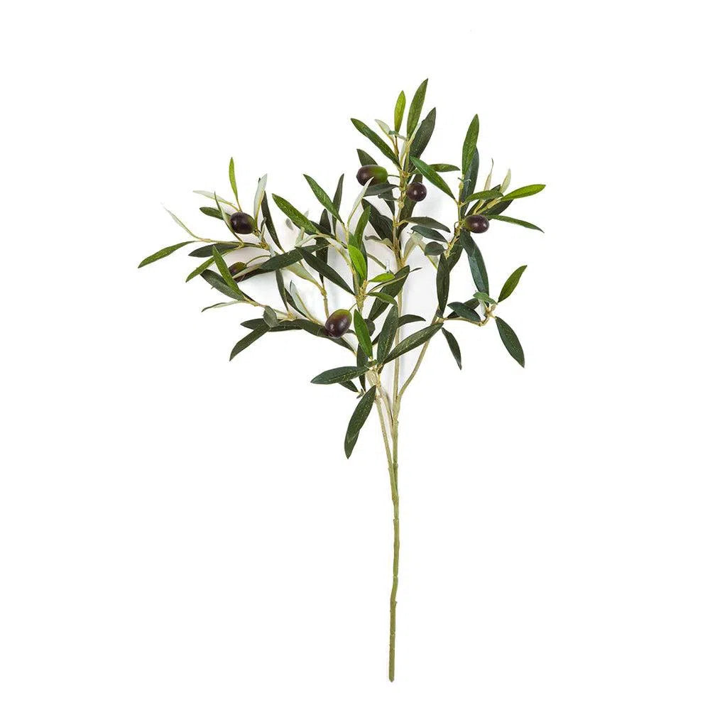 Künstlicher Olivenbaumzweig - Oliver, 50 cm