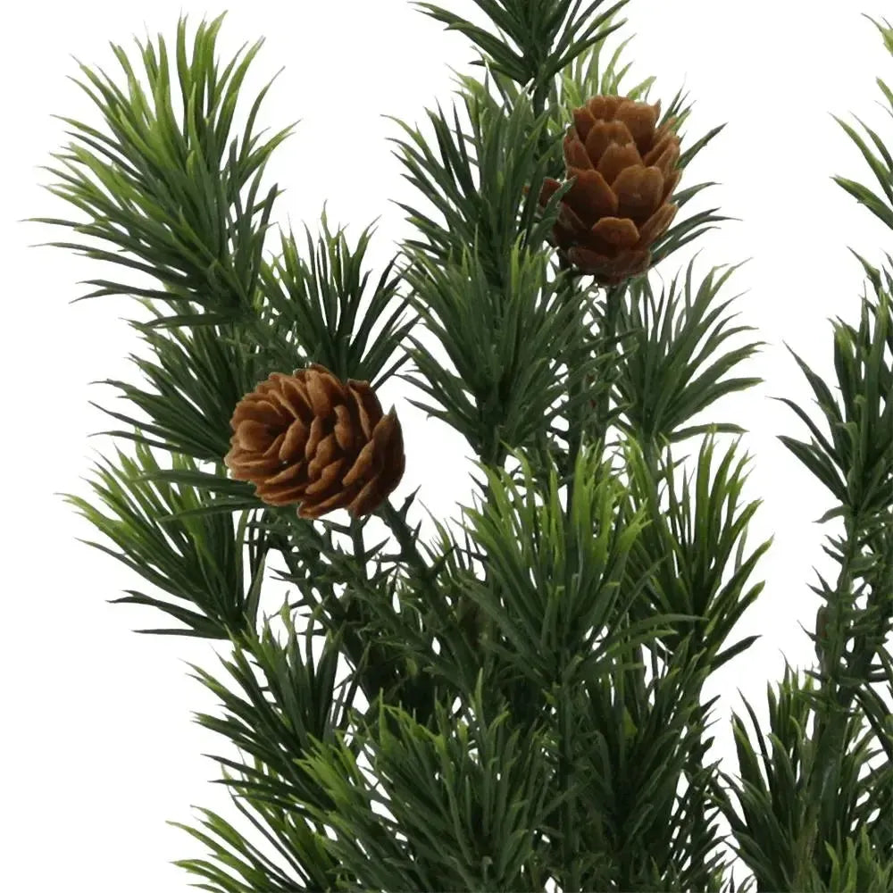 Künstlicher Tannenbusch mit Zapfen - Tim, 30 cm
