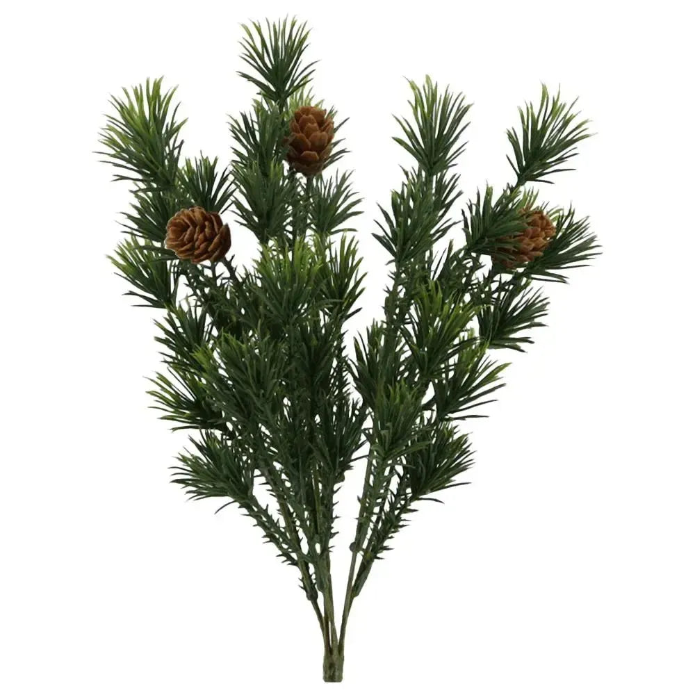 Künstlicher Tannenbusch mit Zapfen - Tim, 30 cm