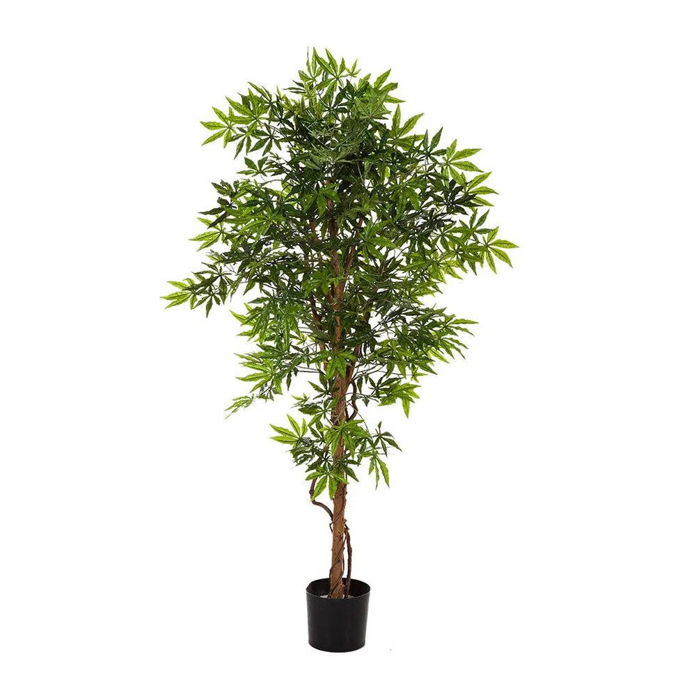 Künstlicher japanischer Ahorn mit Echtholzstamm - Kenzo, 150 cm