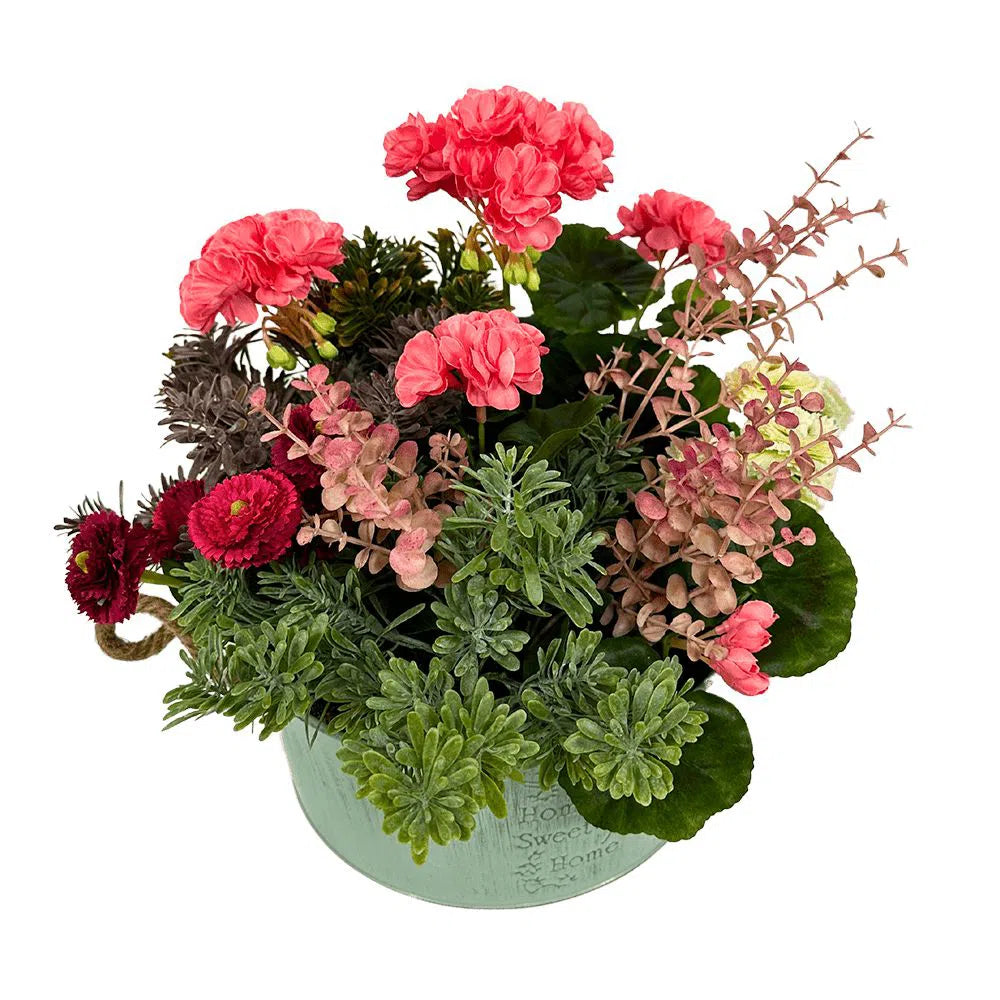 Zink Schale - Home Sweet Home, 14 cm