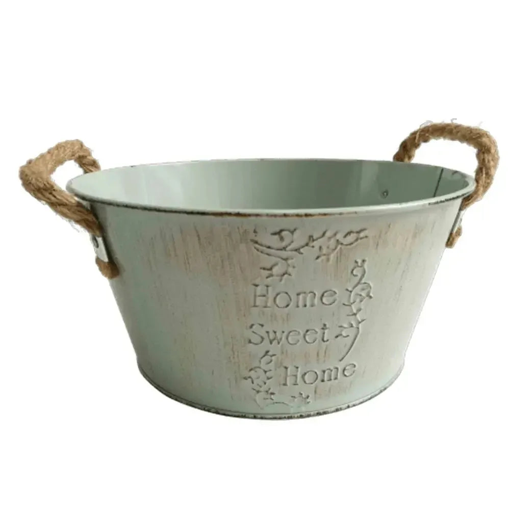 Zink Schale - Home Sweet Home, 20 cm